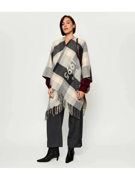 Liu Jo Poncho | Relaxed fit gri
