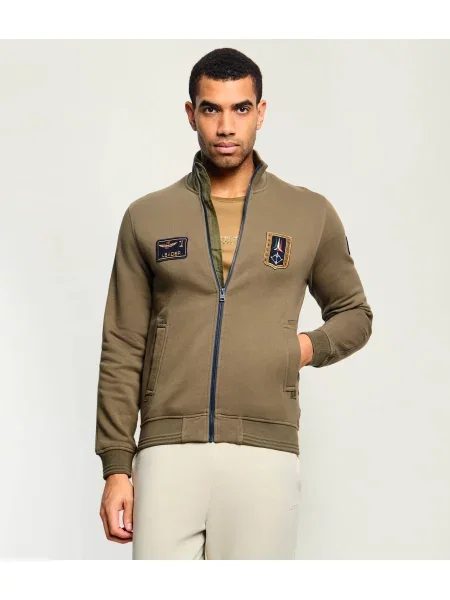Aeronautica Militare Pulóver Sötétzöld zöld