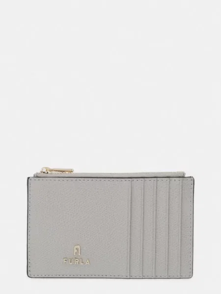 Furla denarnica usnjena siva