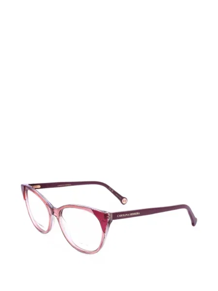 Ochelari de soare Carolina Herrera cu imprimeu geometric roz