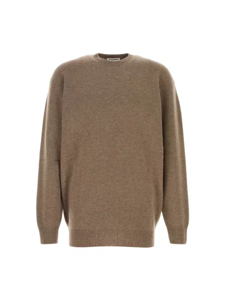 Sweter Jil Sander brązowy