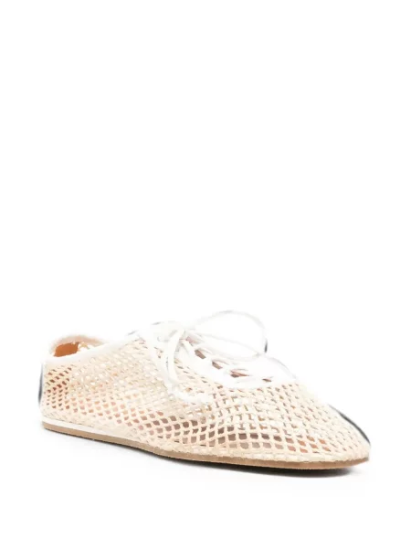 Fűzős kötött sneaker Forte_forte fehér