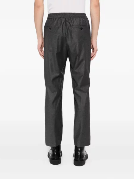 Pantaloni Ami Paris de lână gri