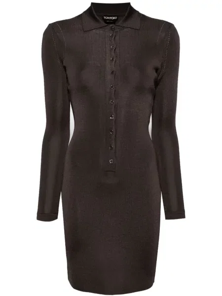 Rochie mini Tom Ford de costum maro