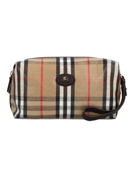 Torba Burberry z logo beżowa