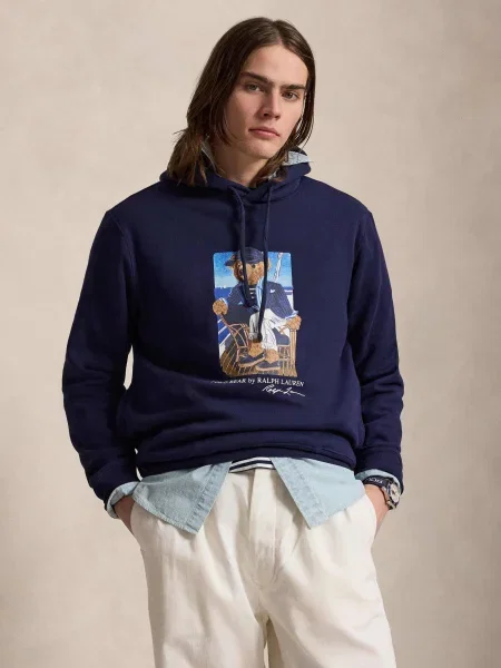 Geacă Polo Ralph Lauren albastru