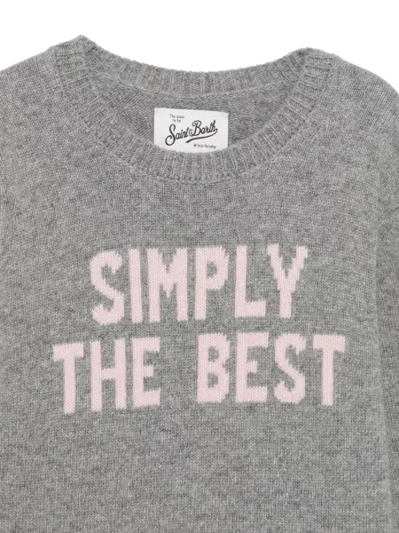 Sweter dziecięcy Mc2 Saint Barth szary