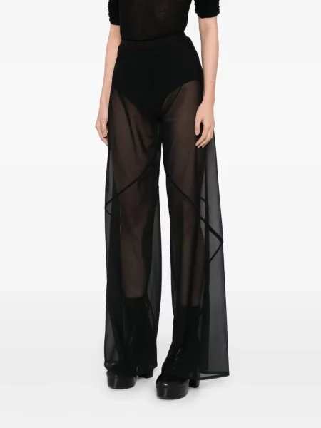 Παντελόνι Rick Owens Lilies μαύρο