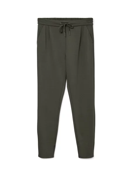 Vero Moda Petite Pantaloni cutați Eva închis verde