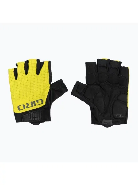 Rękawiczki rowerowe Giro Bravo Gel II highlight yellow żółte