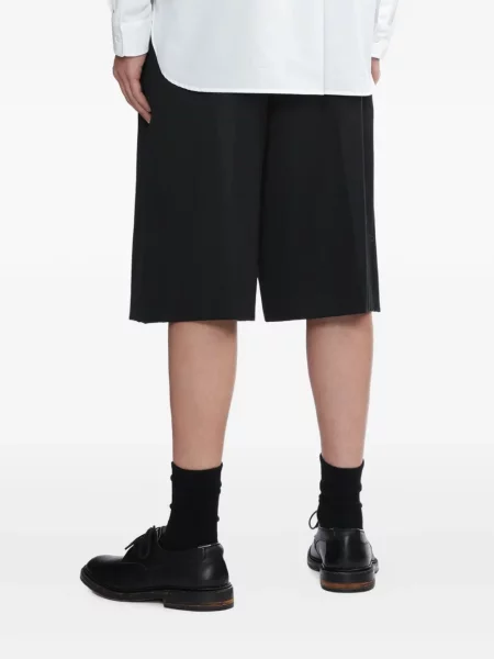 Pantaloni scurți Simone Rocha plisate negru