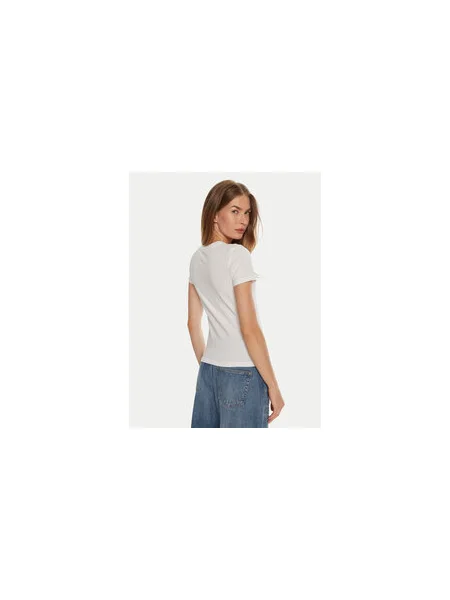 Guess Jeans Póló Slim Fit fehér