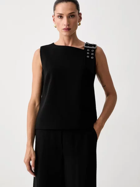 Trussardi bluză de loungewear pentru femei negru