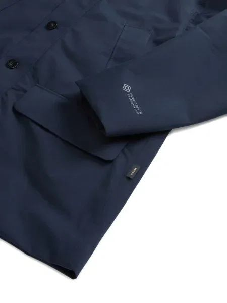 Geacă parka Woolrich cu glugă albastru