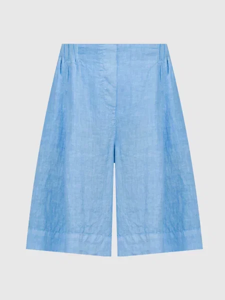 Шорти з льону Anneclaire блакитні