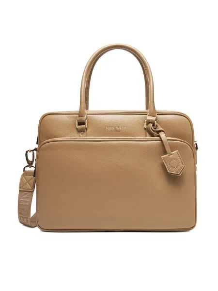 Nine West Geantă pentru laptop bej