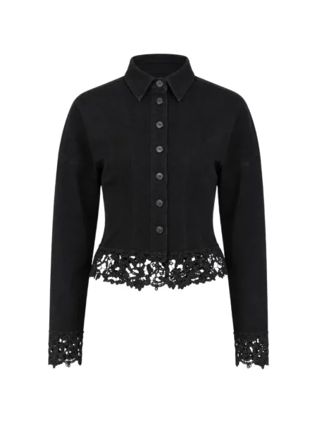 Cămașă Ow Collection din dantelă negru