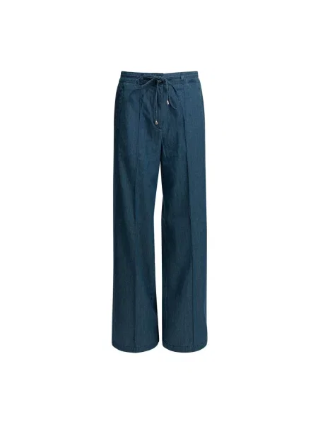 Szerokie jeansy Shaft niebieskie