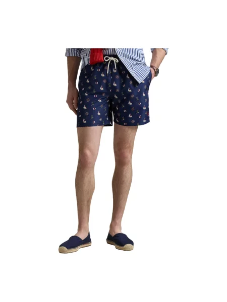 Kąpielówki Polo Ralph Lauren niebieskie