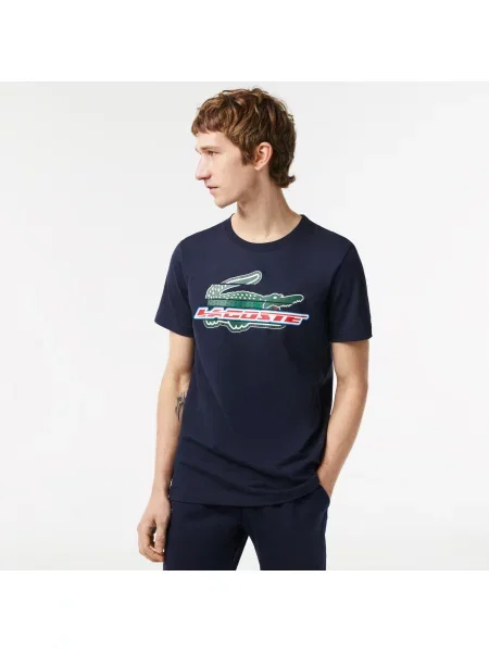 Lacoste T-shirt z bawełny organicznej Sport Regular Fit