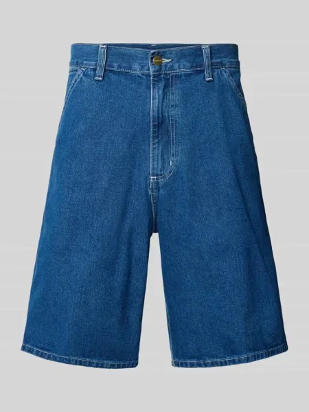 Szorty jeansowe z wpuszczanymi model Norco' Carhartt Work In Progress niebieskie