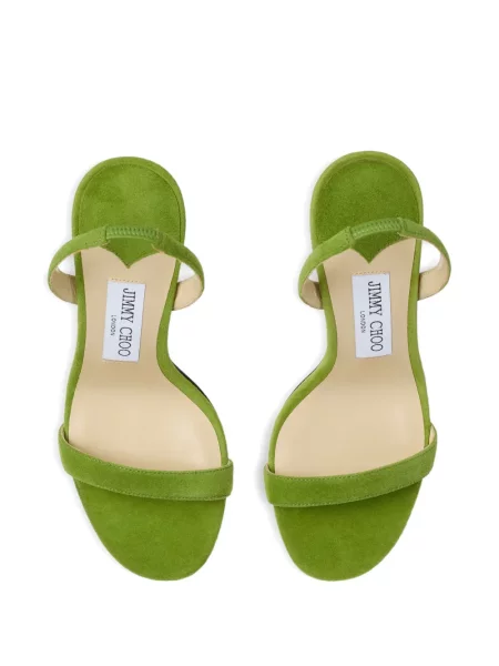 Sandale Jimmy Choo din piele de căprioară verde