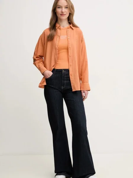 Top Pepe Jeans oranžový