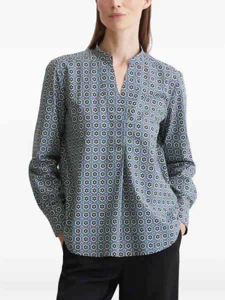 Cămașă Marc O'polo cu model floral cu imagine albastru