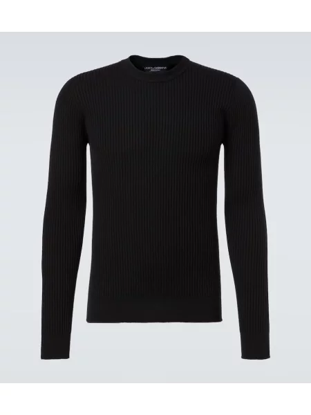 Volneni pulover Dolce&gabbana črna