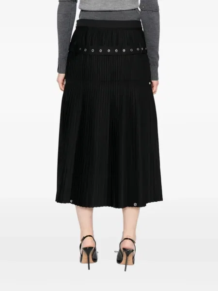 Plisirana plisirana suknja Rokh crna