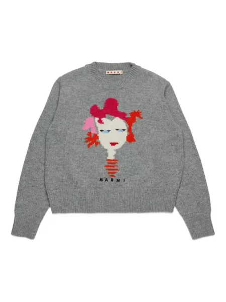 Sweter dziecięcy Marni szary
