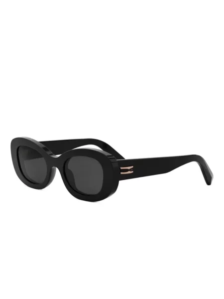 Ochelari de soare Bvlgari cu imprimeu geometric negru