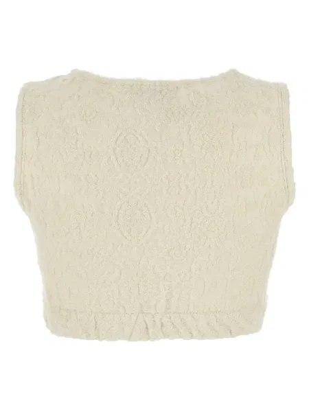 Top Pantamolle alb