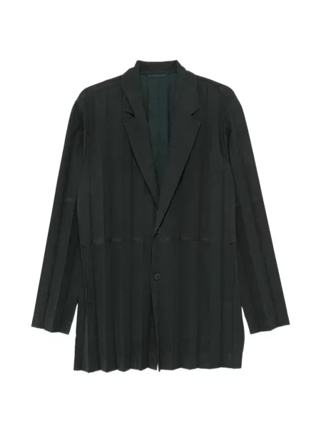 Geacă Homme Plisse Issey Miyake cu rever verde