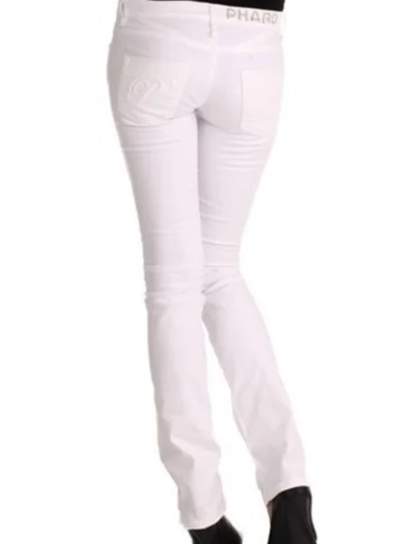 Pantaloni Phard alb