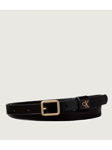 Curea Calvin Klein Square Buckle Ck Loop negru