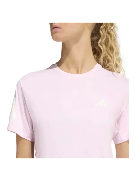 ADIDAS PERFORMANCE Tehnička sportska majica rosé / bijela ružičasta