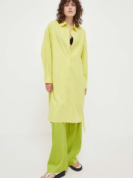 Сукня Samsoe Samsoe зелений mini oversize