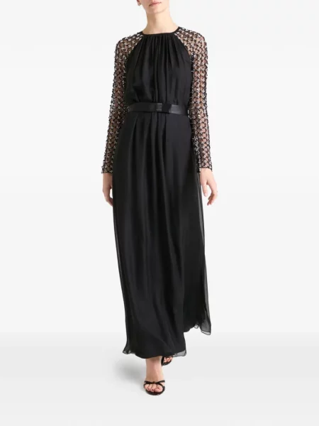 Rochie maxi Temperley London negru
