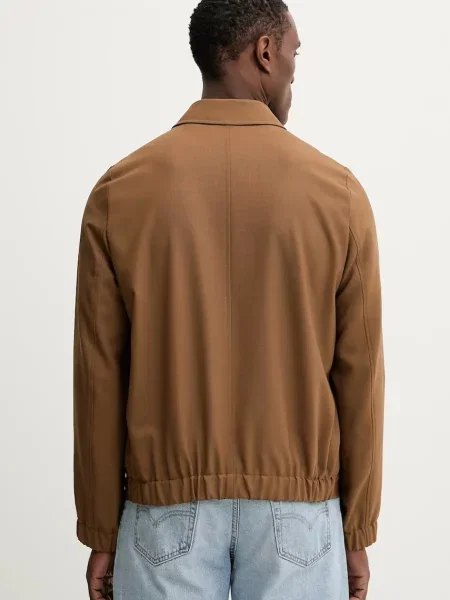 Paul Smith gyapjú kabát barna