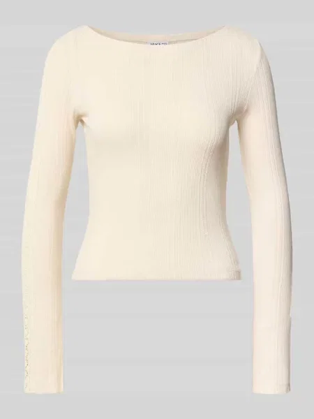 Bluzka z długim rękawem o kroju slim fit z mieszanki bawełny Jake*s Casual