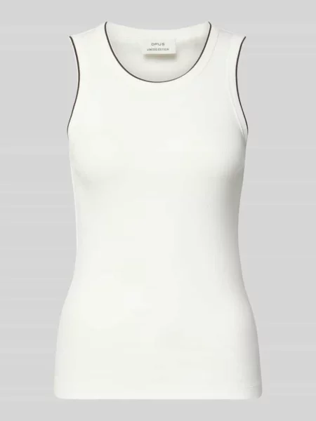 Top Opus na ramiączkach biały