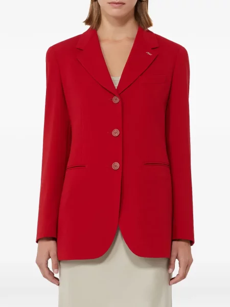 Sacou Max Mara de lână roșu