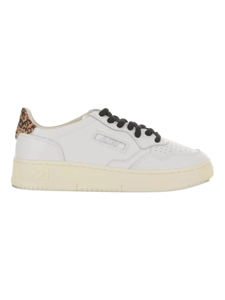 Sneakersy Autry na platformie brązowe