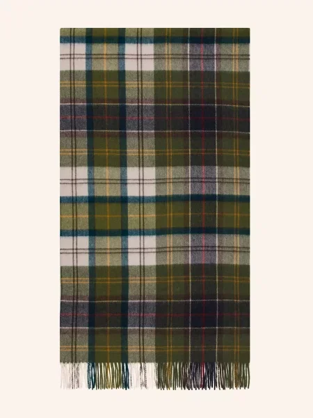Szal z czystej wełny model SERENA' Barbour oliwkowa