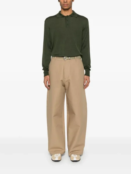 Polo Ami Paris tricotate verde