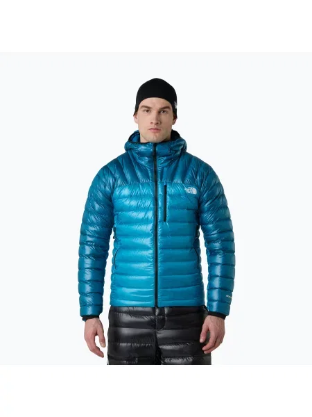 Férfi pehelydzseki The North Face Summit Breithorn Hoodie meridian blue/dusk blue. Méret: XL kék