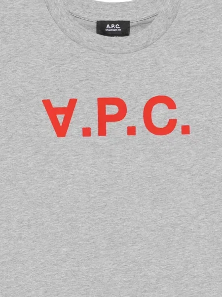 Tricou A.p.c. cu imagine gri