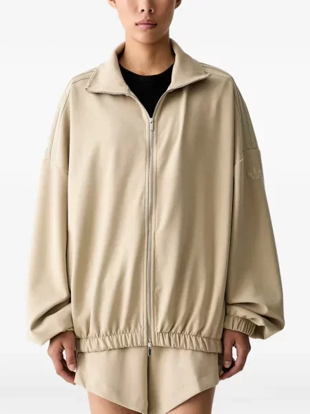 Hanorac Adidas cu broderie cu dungi alergare roz