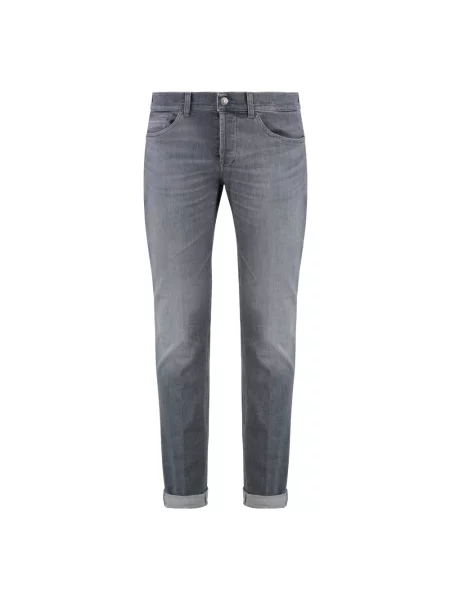 Skinny jeansy skinny Dondup szare
